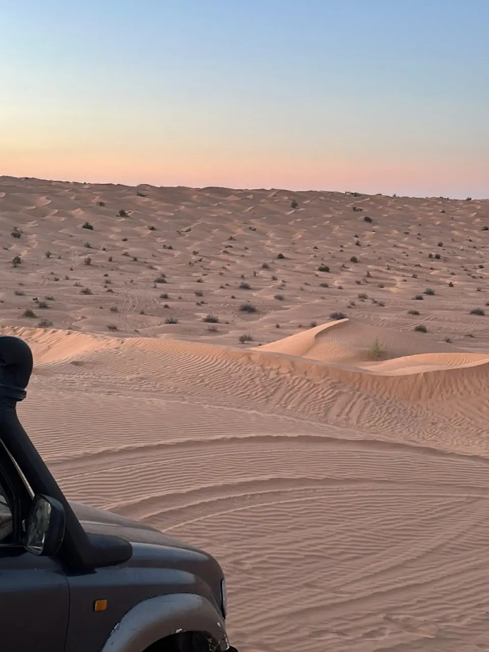 Overnight desert camp